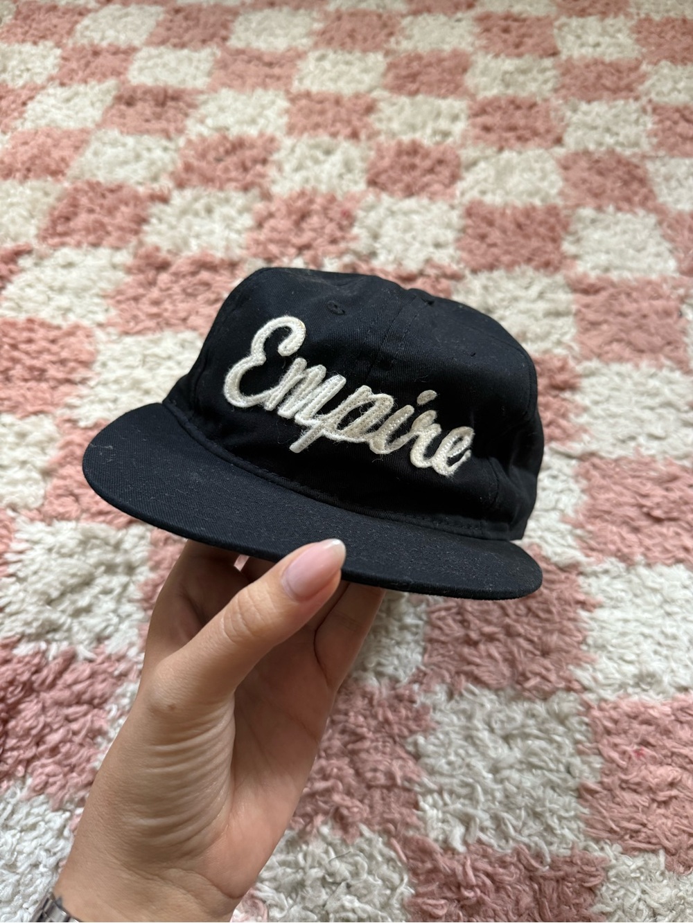 Champion x Todd Snyder Mens Empire Black Baseball Cap